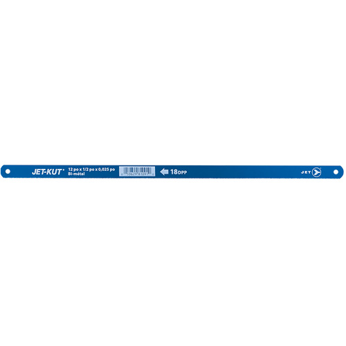 Lames de scie &agrave; m&eacute;taux en acier rapide, Bim&eacute;tal, 12" lo, 18 dents par pouce Equipex