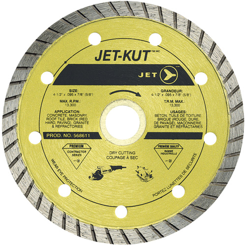Lame diamant Turbo de premi&egrave;re qualit&eacute; JET-KUT Equipex