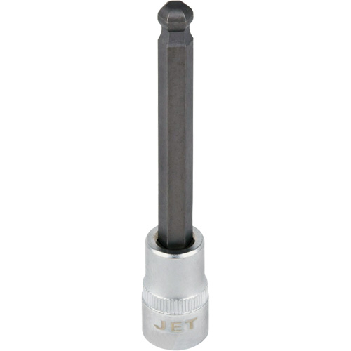 Douille &agrave; embout, Sph&egrave;re hexagonale, 1/8" x 4" lo, Prise 3/8" Equipex