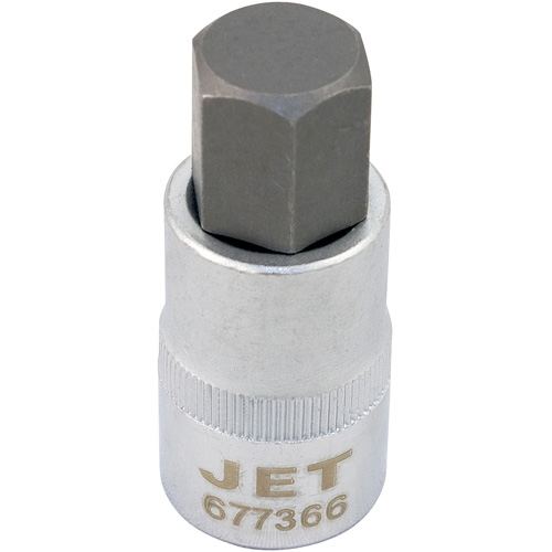 Bit Socket, Hex, 16 mm x 2" L, 1/2" Drive Equipex