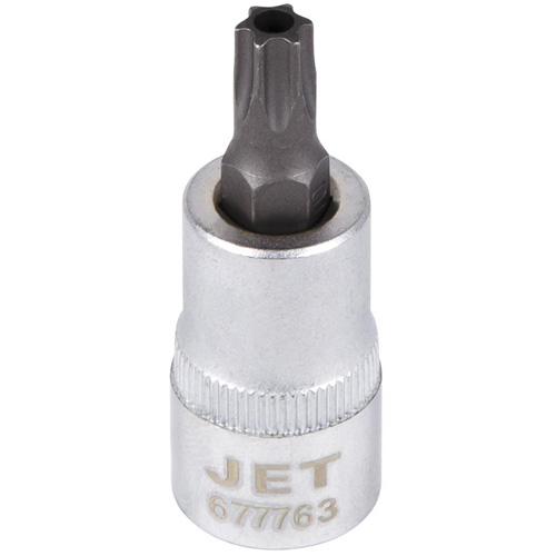 Tamperproof Bit Socket, Torx&reg; Tamper, T-45 x 2" L, 3/8" Drive Equipex