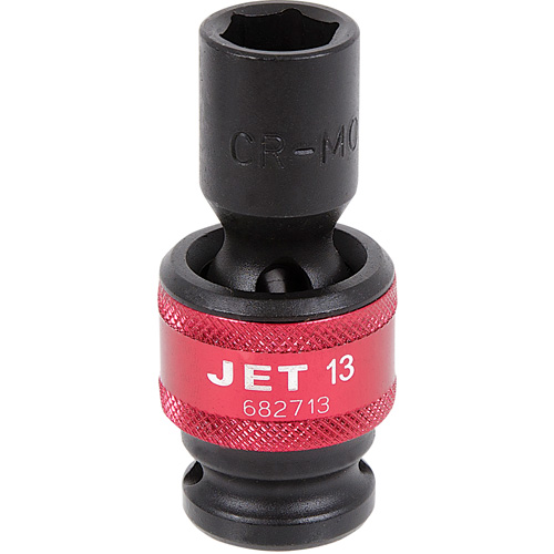 Universal Socket, Impact, 13 mm, 1/2" Drive, 6 Points Equipex
