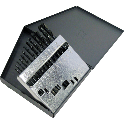 Jeux de forets, 13 morceaux, Acier rapide Equipex