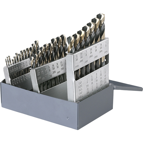 Jeux de forets, 29 morceaux, Acier rapide Equipex