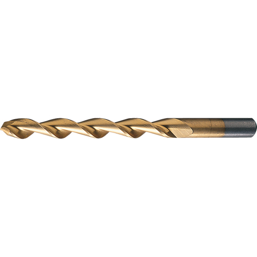 Parabolic Flute Jobber Length Drill Bits, High Speed Steel, 1/16", 1-7/8" L, 7/8" Flute, 118° Point Angle Equipex