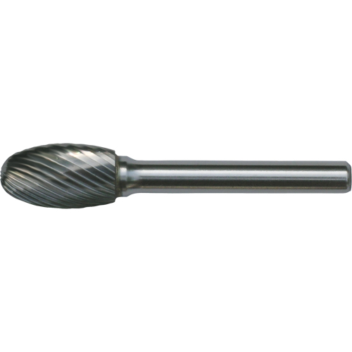 Fraises au carbure solide - Forme ovale, SE-3, 3/8" dia., 1/4" Tige, 5/8" Prof. de la coupe Equipex