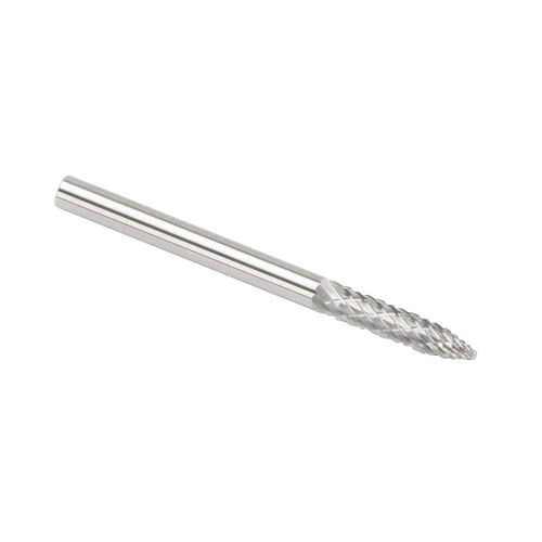 Fraises au carbure solide - Arboriforme avec extr&eacute;mit&eacute; en pointe CLEVELAND, SG-44, 3 mm dia., 1/8" Tige Equipex