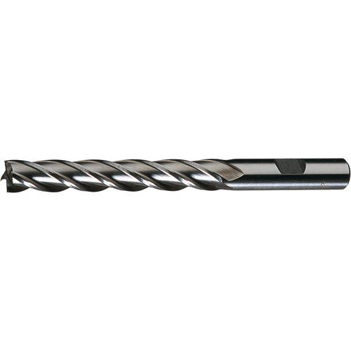 Single End Centre Cutting Square End Finishers , 7/8" Dia., 4 Flutes, Cobalt Equipex