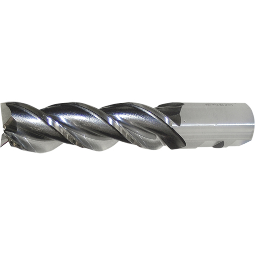 PM Plus Powder Metal Single End Center Cutting Square End Finishers, 3/4" Dia., 3 Flutes Equipex