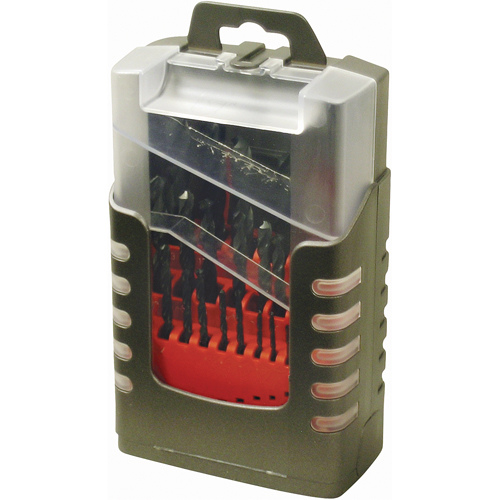 Jeux de forets, 25 morceaux, Acier rapide Equipex