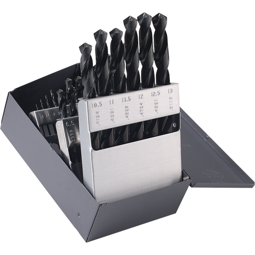 Jeux de forets, 25 morceaux, Acier rapide Equipex