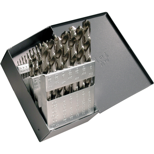 Drill Sets, 29 Pieces, High Speed Steel Equipex