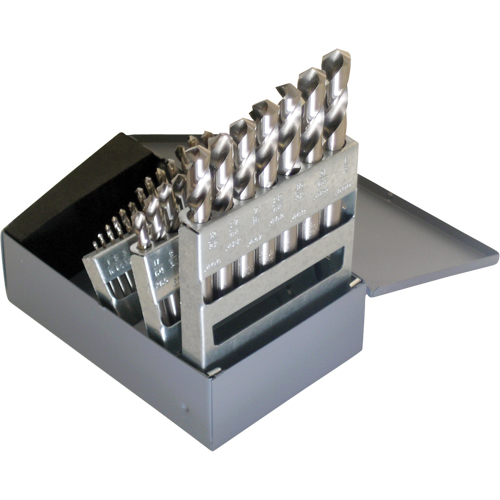 Jeux de forets, 29 morceaux, Acier rapide Equipex