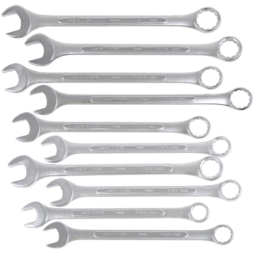 JCW-10-2 10-Piece Combination Wrench Set, 10 Pieces, Imperial Equipex