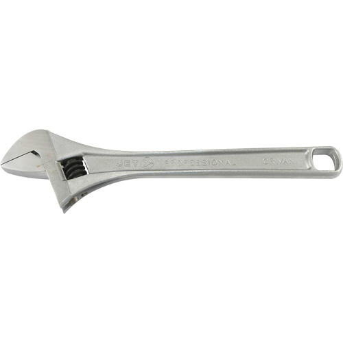 AWP-12 Super Heavy-Duty Professional Adjustable Wrench, 12" L, 1-1/2" Max Width, Chrome Equipex