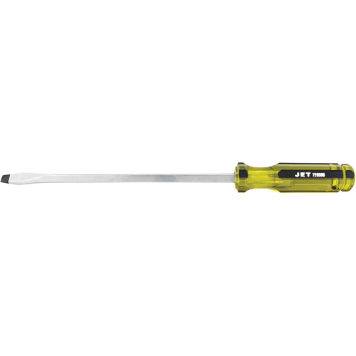 Slot Jumbo Handle Screwdriver, 3/8", 10" L, Plastic Handle Equipex