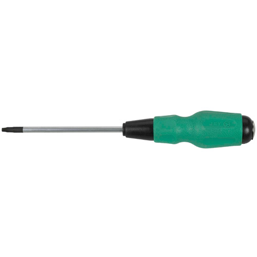Tournevis carr&eacute; TORQUE DRIVE, Tige de #2, Ronde, 4" lo, Prise en Coussin&eacute;e Equipex
