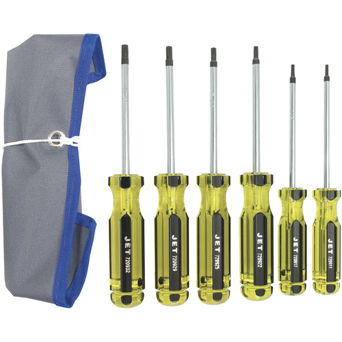 JHTSS-6 Jumbo Handle TORX&reg; Screwdriver Set, 6 Equipex