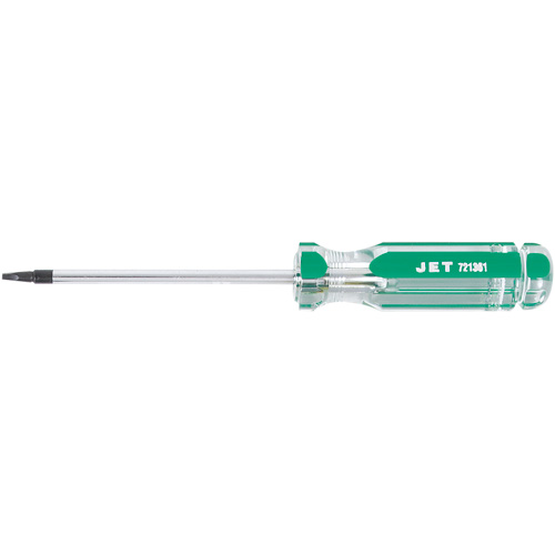 Tournevis carr&eacute; avec manche g&eacute;ant, Tige de #1, Ronde, 4" lo, Prise en Plastique Equipex