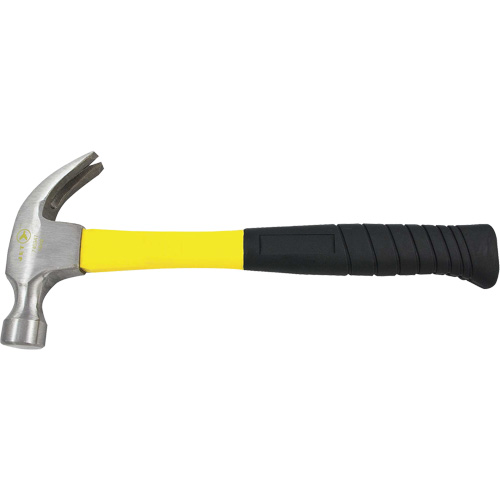 CF16F Marteau &agrave; panne fendue &agrave; manche en fibre de verre, 16 oz, Prise en Coussin&eacute;e Equipex