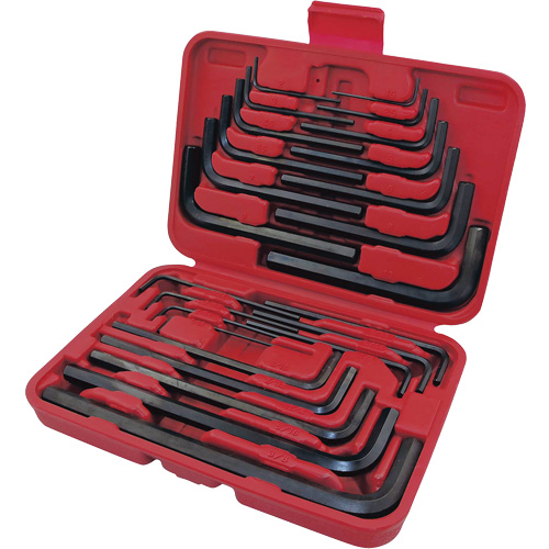 JHK-25SM Jeu de cl&eacute;s hexagonales, 25 mcx, M&eacute;trique & imp&eacute;rial Equipex