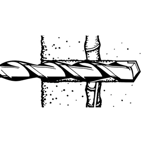Rotary Rebar Cutters, 3/8", SDS-Plus Shank, Carbide Equipex