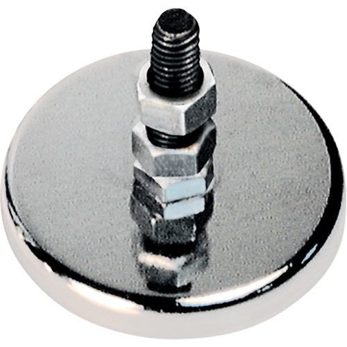 Low Profile Cup Magnets, 1-1/4" Dia., 7 lbs. Pull Equipex