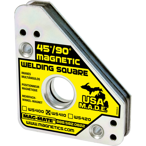 Magnetic Welding Squares, 3-3/4" L x 3/4" W x 4-3/8" H, 75 lbs. Equipex
