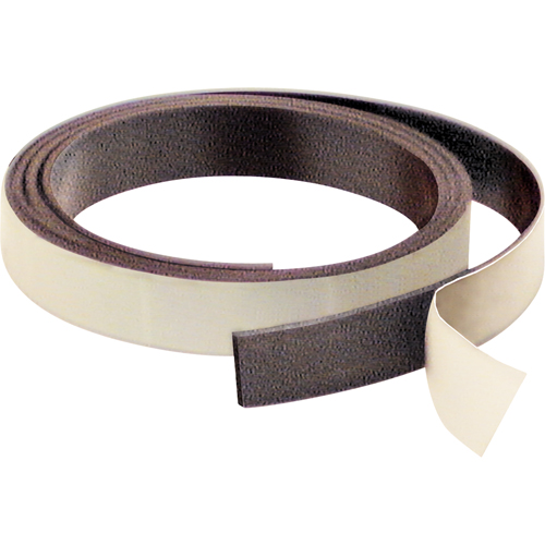 Magnetic Strips, 100' L x 3/4" W, 1/16" Thickness, Strength of 5 lbs. per Lin. Ft. Equipex