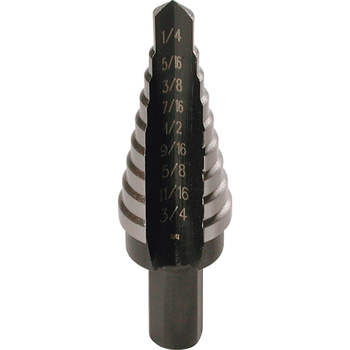Step Drills, 1/16" Increments Equipex
