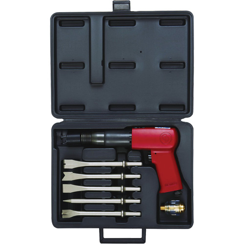 Ensemble de marteau pneumatique de s&eacute;rie lourde, 25 pi³/min, 1/4", 2300 coups/min, 3/4" x 3-1/2" (19 mm x 89 mm) Equipex