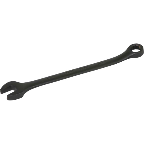 Cl&eacute; mixte &agrave; tige plate, 12 pans, 10 mm, Fini Oxyde noir Equipex