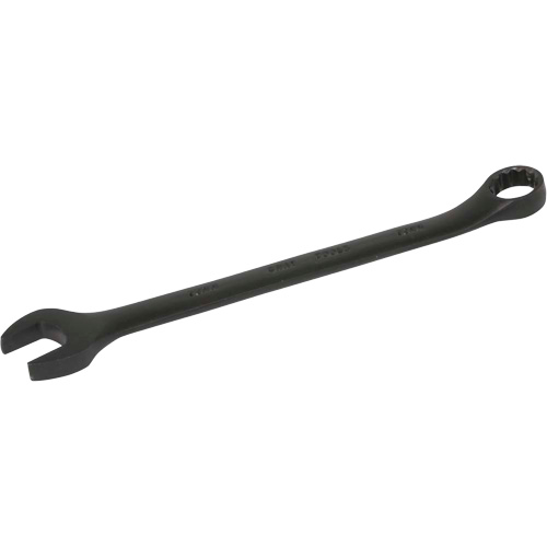 Cl&eacute; mixte &agrave; tige plate, 12 pans, 13 mm, Fini Oxyde noir Equipex