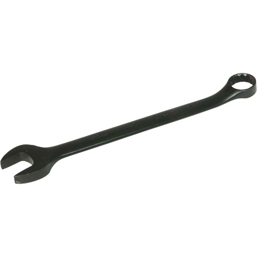 Cl&eacute; mixte &agrave; tige plate, 12 pans, 21 mm, Fini Oxyde noir Equipex