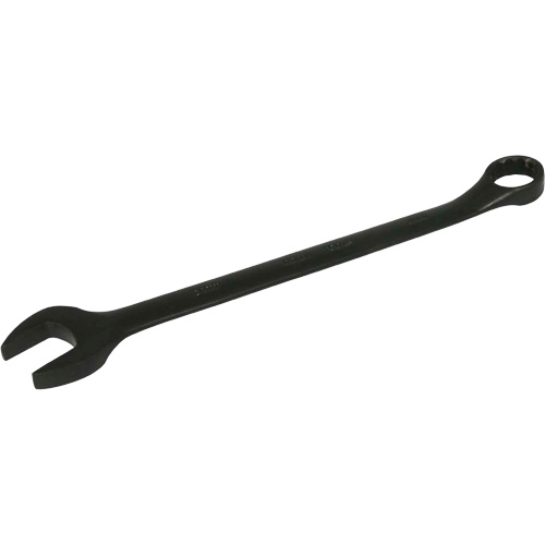 Cl&eacute; mixte &agrave; tige plate, 12 pans, 24 mm, Fini Oxyde noir Equipex
