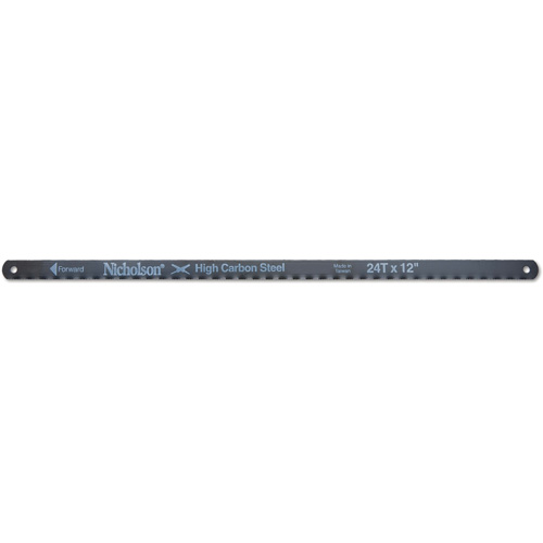 Lame de scie &agrave; m&eacute;taux incassable de rechange, Carbone, 10" lo, 18 dents par pouce Equipex
