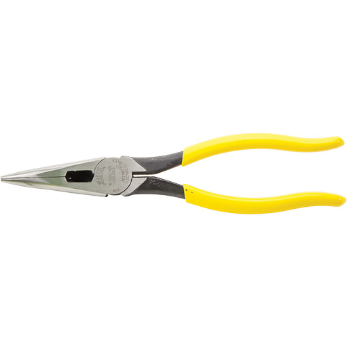 Long Nose With Side Cutter, 8-7/16" L Equipex