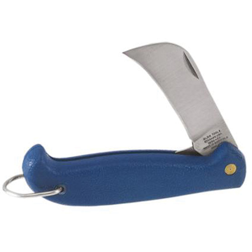 Couteau de poche avec lame &agrave; fendre en bec de faucon Equipex