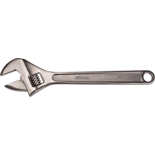Adjustable Wrench, 18" L, 2-1/4" Max Width, Black Equipex