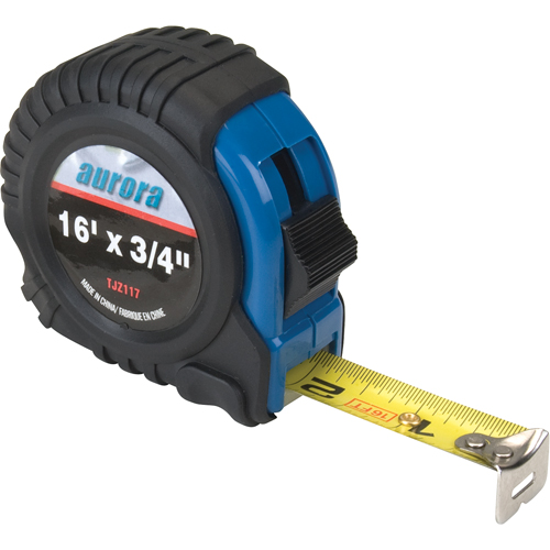 Ruban &agrave; mesurer, 3/4" x 16', Marques de goujon po/pi Equipex