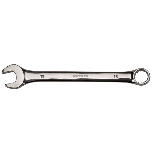 Combination Wrench, 12 Point, 6 mm, Chrome Finish Equipex