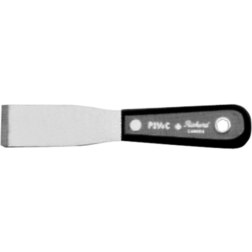 Putty Knife Chisel, Steel Blade, 1-1/4" Wide, Polypropylene Handle Equipex