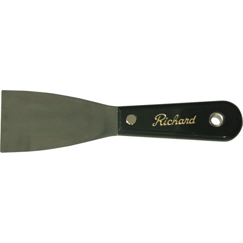 Putty Knife Stiff, Steel Blade, 2" Wide, Polypropylene Handle Equipex
