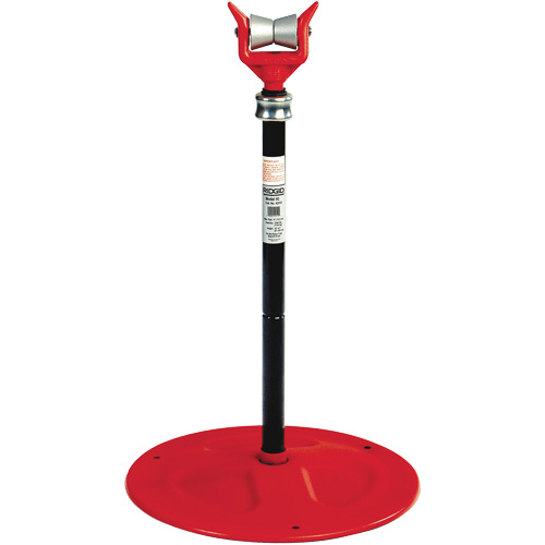 Adjustable Pipe Support #92, 81-104 cm Height Adjustment, 150 mm Max. Pipe Capacity, 2500 lbs. Max. Weight Capacity Equipex