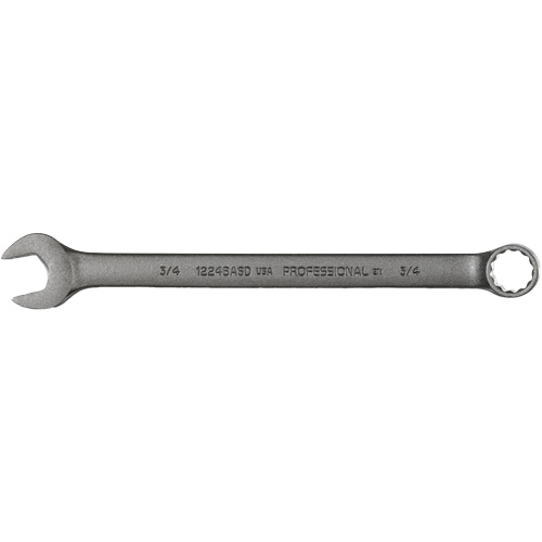 Combination Wrench, 12 Point, 3/4", Black Oxide Finish Equipex
