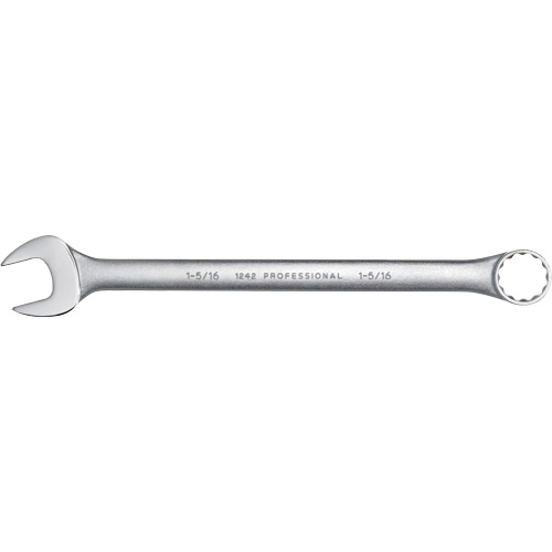 Combination Wrench, 12 Point, 1-5/16", Satin Finish Equipex