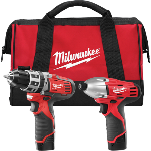 Ensembles combin&eacute;s &agrave; 2 outils M12 sans fil, Lithium-ion, 12 V Equipex
