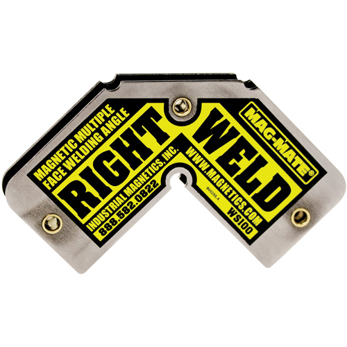 Magnetic Welding Squares, 5-1/2" L x 5/8" W x 2-7/8" H, 40 lbs. Equipex