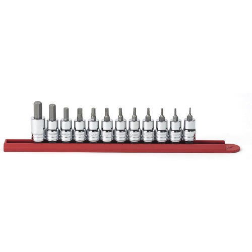 SAE Socket Set, Hex, 3/8" Drive, 12 Pcs Equipex