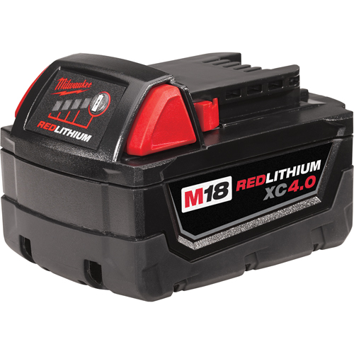 Bloc-piles M18 Redlithium, Lithium-ion, 18 V, 4 A Equipex